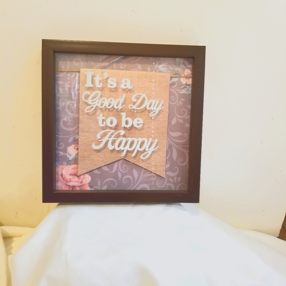 💌Sale💌 Shadow Box - It's a Good Day to be Happy - Picture 1 of 4